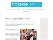 Tablet Screenshot of mormonfamily.net